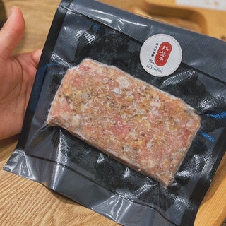 【紅盤子】土魷香菇肉餅 每份120g  居家下飯好夥伴 冷凍宅配到府